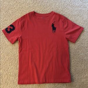 Polo Ralph Lauren Red T-Shirt with Logo